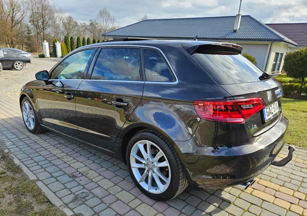 Audi A3 cena 57900 przebieg: 212635, rok produkcji 2013 z Kartuzy małe 781